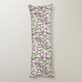 Coussins Longs Rudbekia jaune sur blanc (Dos (Vertical))