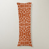 Coussins Longs Rust Red Safari Giraffe (Devant (Vertical))