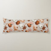 Coussins Longs Rustique Citrouilles d'automne et feuilles d'autom (Devant)