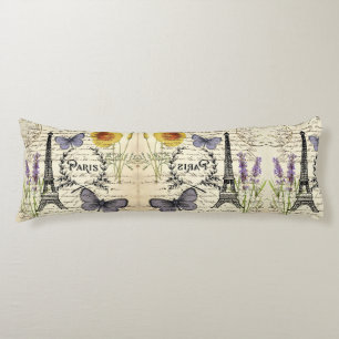 Coussins Longs rustique français scripts de pays paris eiffel tow