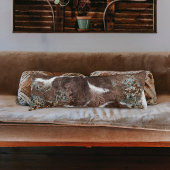 Coussins Longs Rustique Pays Occidental Cuir de vache