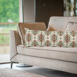 Coussins Longs Rustique Traditionnel Clair