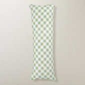 Coussins Longs Sage naturel rustique En vichy Plaid (Devant (Vertical))