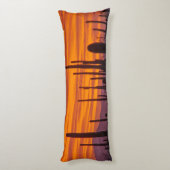 Coussins Longs Saguaro, coucher du soleil, Parc national du Sagua (Dos (Vertical))