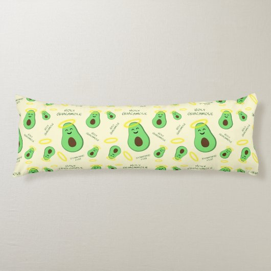 Coussins Longs Saint-Guacamole mignon avocat (Devant)