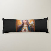 Coussins Longs Sainte Mère Marie Coeur immaculé, Sainte Marie, Ca (Dos)