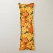Coussins Longs Saison d'automne Halloween Citrouille Motif (Dos (Vertical))