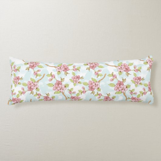 Coussins Longs Sakura/Fleur de cerisiers (Devant)