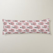 Coussins Longs Sakura Rose Cherry Fleur Arbre Design (Dos)