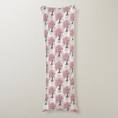 Coussins Longs Sakura Rose Cherry Fleur Arbre Design (Devant (Vertical))