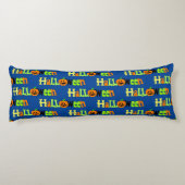 Coussins Longs Salutation d'Halloween (Dos)