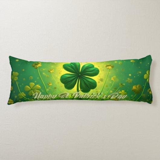 Coussins Longs Salutations pour la Saint-Patrick (Devant)