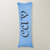 Coussins Longs Sangria Cornflower Blue (devant Vertical)