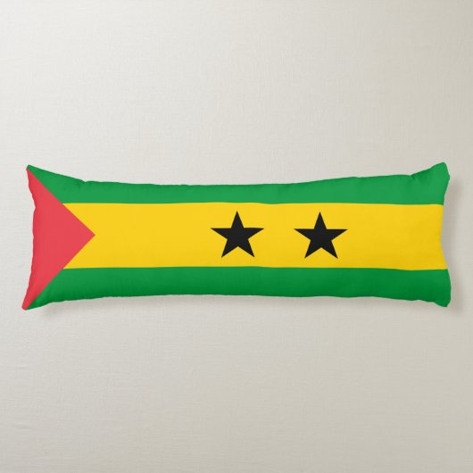 Coussins Longs Sao Tome and Principe Flag (Devant)