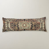 Coussins Longs Sarouk rose beige perse  (Dos)