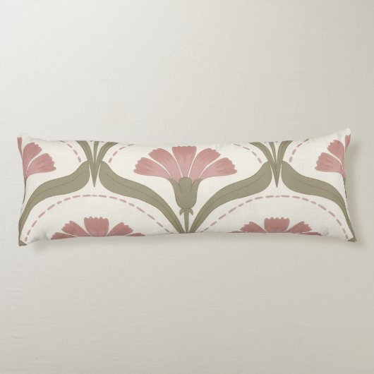 Coussins Longs Sauge et Rose (Dos)