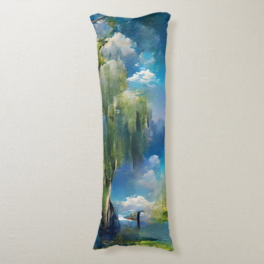 Coussins Longs Saule vers le ciel Abstrait (Devant (Vertical))