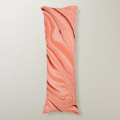 Coussins Longs Saumon, pêche, corail et mélange rose ondulé (Devant (Vertical))