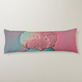 Coussins Longs Saupoudrer de cônes de crème glacée (Dos)