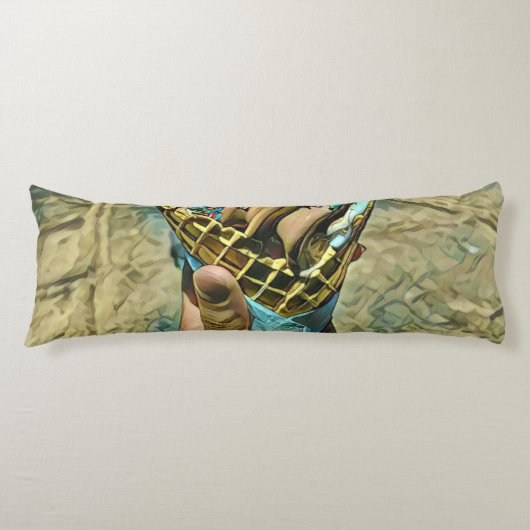 Coussins Longs Saupoudrer de crème glacée (Devant)