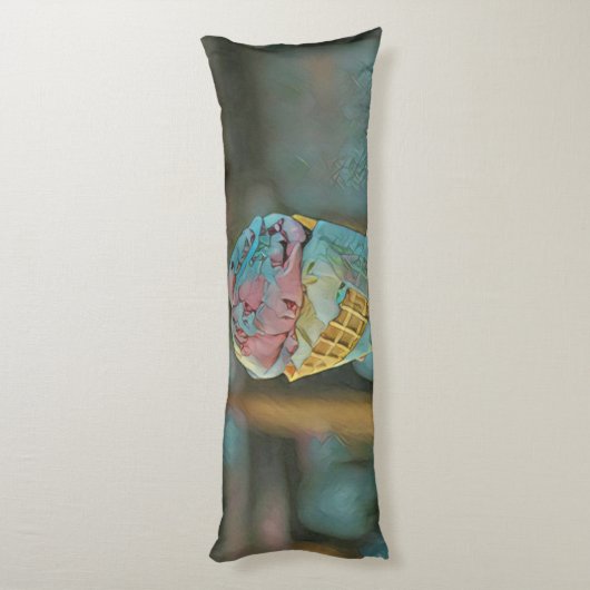 Coussins Longs Saveur de crème glacée (Dos (Vertical))