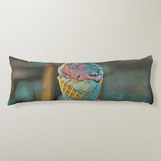 Coussins Longs Saveur de crème glacée (Devant)