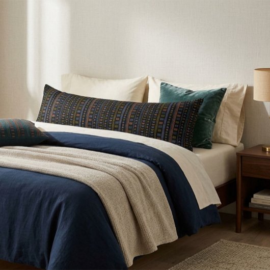 Coussins Longs Scandinavie Folk Motif décoratif