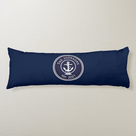 Coussins Longs Sceau nautique Ancre (Devant)
