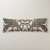 Coussins Longs Schéma floral brillant avec pierre de gemme (Devant)
