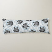 Coussins Longs Schipperke Peinture Black Cute Original Chien Art (Dos)