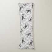 Coussins Longs Schnauzer Peinture Giant Décroché Art Chien origin (Devant (Vertical))