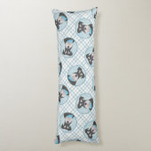 Coussins Longs Schnauzer Peinture Miniature non découpée Pot de c (Dos (Vertical))