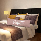 Coussins Longs Script de nom de terre Dusty