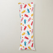 Coussins Longs Seahors Motif sans voile (Devant (Vertical))