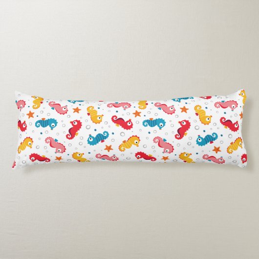 Coussins Longs Seahors Motif sans voile (Devant)
