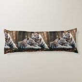 Coussins Longs Serene White Tiger Companions (Dos)