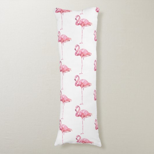 Coussins Longs Série Flamant Tendre Design 1 (Devant (Vertical))
