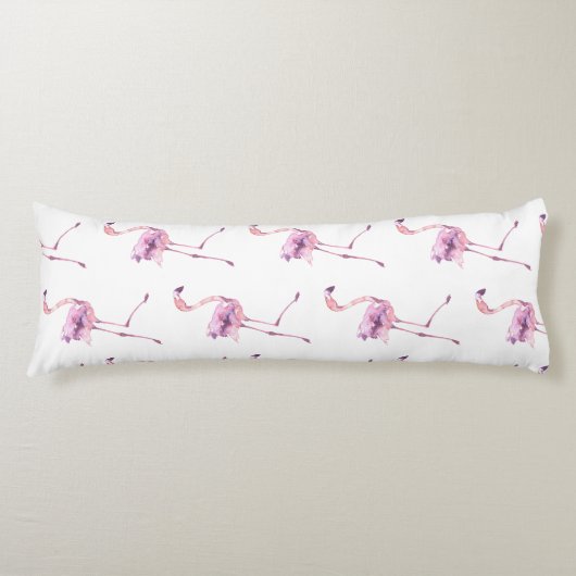 Coussins Longs Série Flamant Tendre Design 5 (Devant)