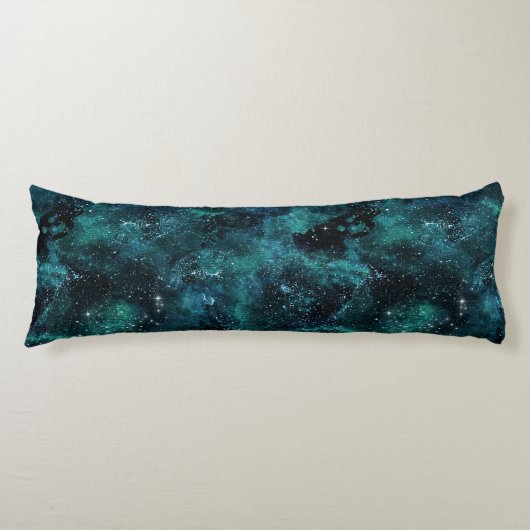 Coussins Longs Série Galaxy Turquoise 4 (Devant)