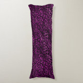 Coussins Longs Série Purple and Gold Leopard Design 3 (Devant (Vertical))