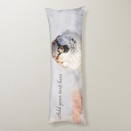 Coussins Longs Serious Sparrow (Dos (Vertical))