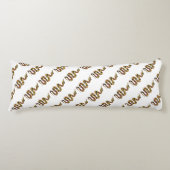 Coussins Longs Serpent Brown et Silhouette Or (Devant)