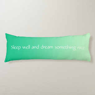 Coussins Longs SEULEMENT dégradés de COULEUR - vert océan + votre