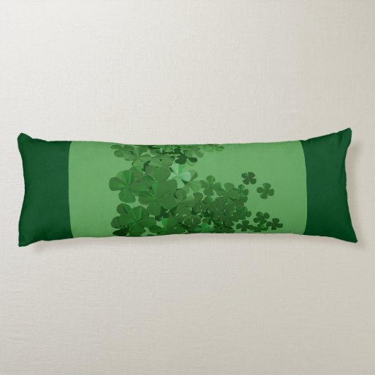 Coussins Longs Shamrock de la Saint-Patrick (Dos)