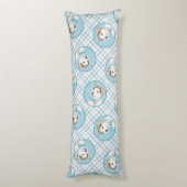 Coussins Longs Sibérie Husky Puppy Peinture Chien Rouge Cuivre Ar (Dos (Vertical))