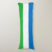 Coussins Longs Sierra Leone Flag (Devant (Vertical))