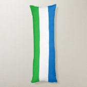 Coussins Longs Sierra Leone Flag (Dos (Vertical))