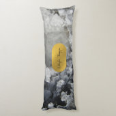 Coussins Longs Signature Black Gold Foil Sea Crystals (Dos (Vertical))