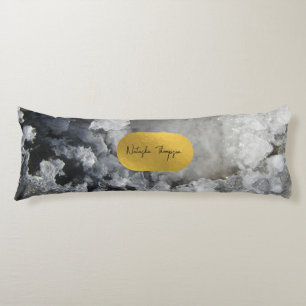 Coussins Longs Signature Black Gold Foil Sea Crystals