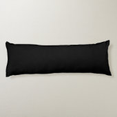 Coussins Longs Signature de fille noire et blanche (Dos)